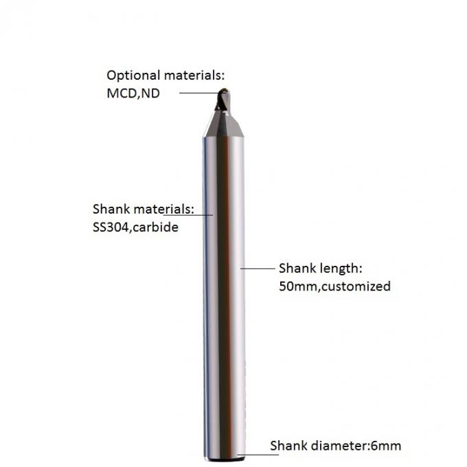 Jewelry Making Monocrystal Radius Milling Cutter 1